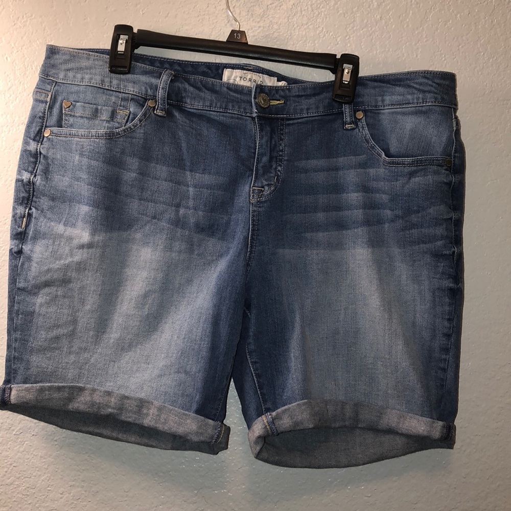 Torrid jean shorts